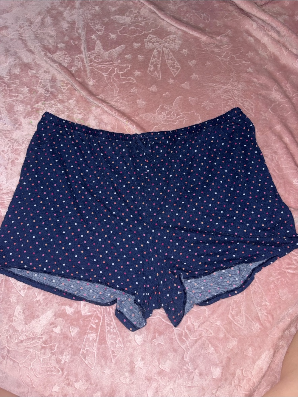 Navy Polka Dot Sleep Shorts - Women's Comfort Lounge Shorts